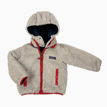 Manteau marine 'tribbles' réversible en sherpa 2Y