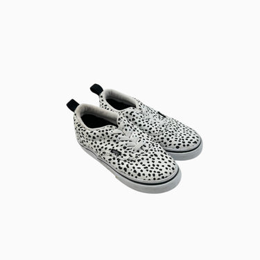 Sneakes blanches à pois à lacets élastiques 10US