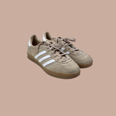 Sneakers 'Gazelle' sable en suède et à lacets pour femmes 6US