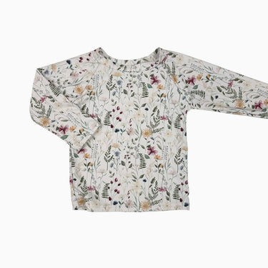 Haut de maillot blanc fleuri 18-24M