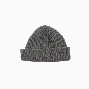 Tuque taupe confétti en tricot 46-48CM (9-18M)