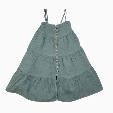 Robe eucalyptus en mousseline 2-3Y