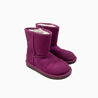 Botte rose fushia en suède doublées en mouton 12US