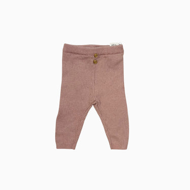 Legging 'rose' côtelé 1-3M