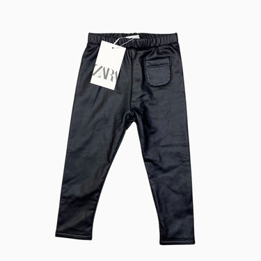 Legging en simili cuir noir 2Y