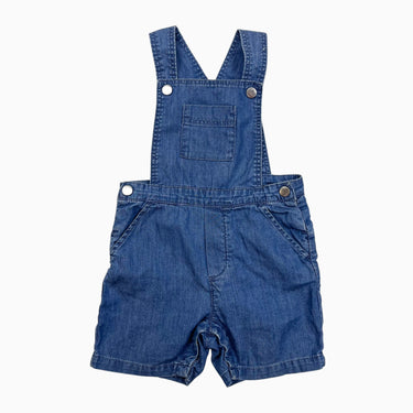 Shortall en denim avec boutons pressions 36M
