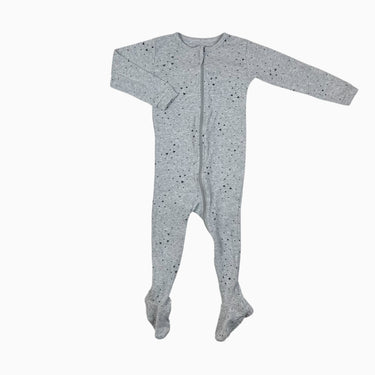 Pyjama gris 'coeurs' 18M