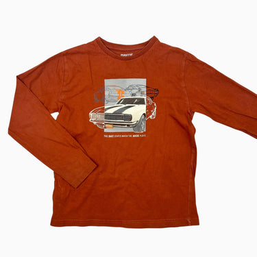 Chandail rouille 'The race starts' 9Y