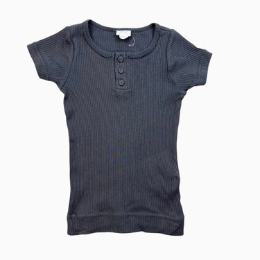 T-shirt gris côtelé coton-modal 3Y