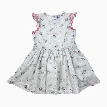 Robe menthe fleurie 4Y