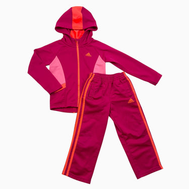 Ensemble veste et jogger framboise avec liseré 3Y