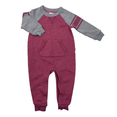Combi rouge et grise 12-18M