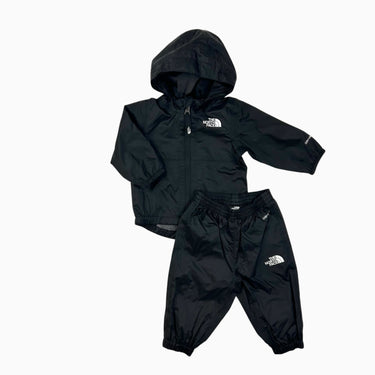 Manteau coupe-vent noir et pantalon 3-6M