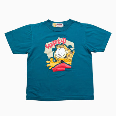 T-shirt vert vintage 'Garfield' 10Y