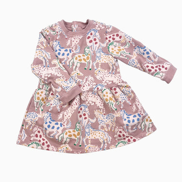 Robe rose 'chevaux' 18M