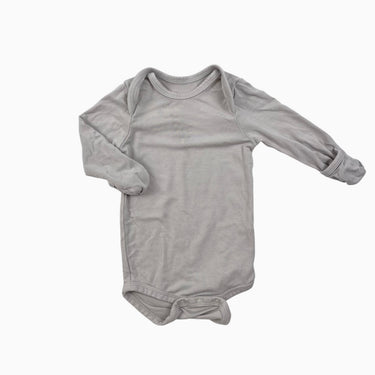 Cache-couche gris en bambou et spandex 0-3M