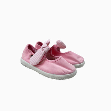 Ballerines en canvas roses 26EU
