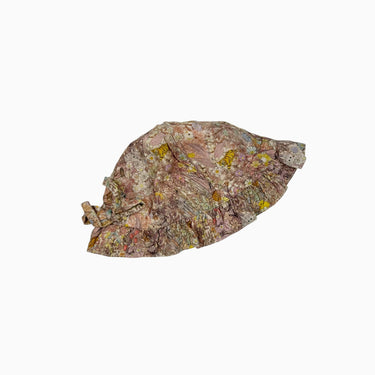 Chapeau soleil rose fleuri avec animaux 46CM 3-6M