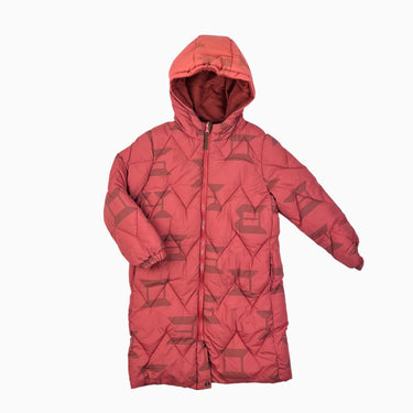 Manteau style parka réversible rouge et marron 'Moon Supervisor' 6-7Y