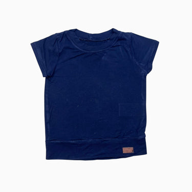T-shirt marine en bambou 3-12M