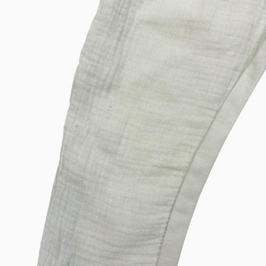 Pantalon menthe en mousseline de coton 3-4Y