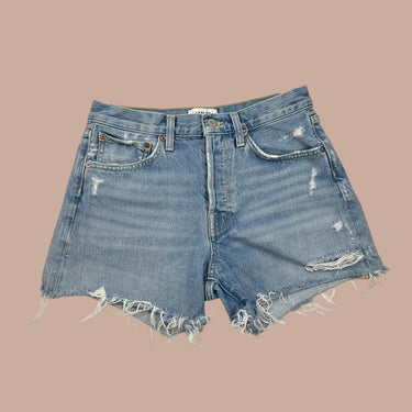 Short 'Parker long' en denim de coton bio pour femmes 26US