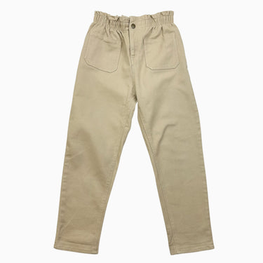 Pantalon beige paperbag 10-12Y