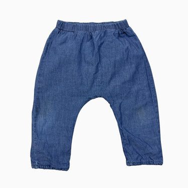 Pantalon en coton chambray 18M