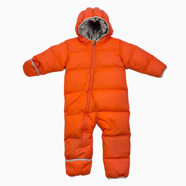 Manteau d'hiver orange duvet 24M