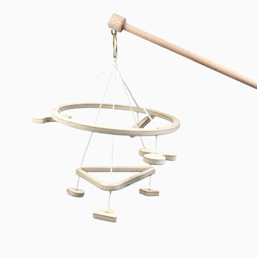Mobile en bois avec support