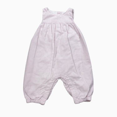Combi rose pâle 'bubble' en corduroy 3M