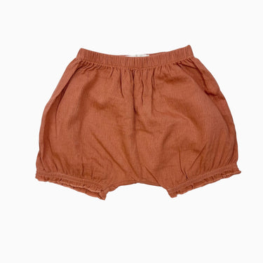Bloomers orange en coton bio 12M