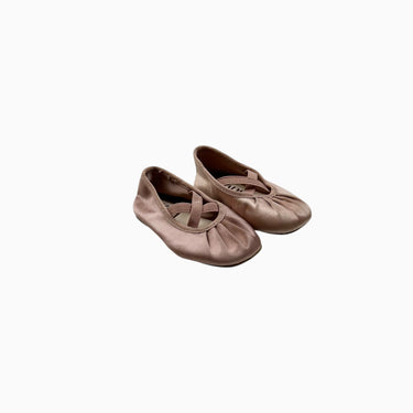 Ballerines style de danse roses satinés 21EU