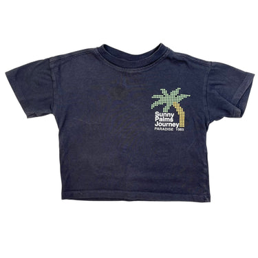 T-shirt anthracite 'Sunny palms journey' 3Y