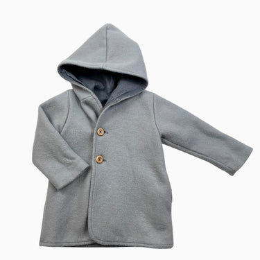 Manteau menthe en laine doublé en coton 3-4Y