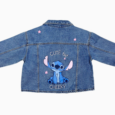 Veste 'cropped' en denim 'Stitch' 5Y
