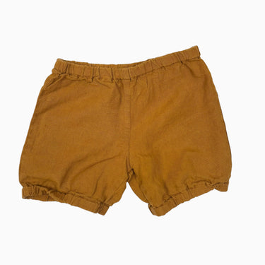 Short caramel en lin 6-7Y