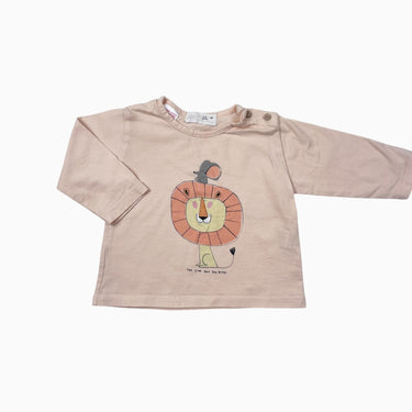 T-shirt pêche 'animaux' 3-6M