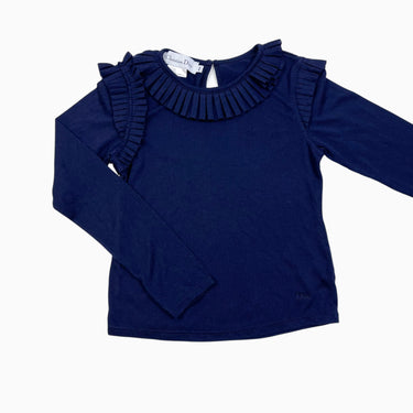 Chandail à col marine en viscose et poly 8Y