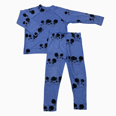 Ensemble en fin tricot laine et lyocel 2-3Y