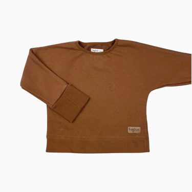 Pull caramel en coton 2-4Y