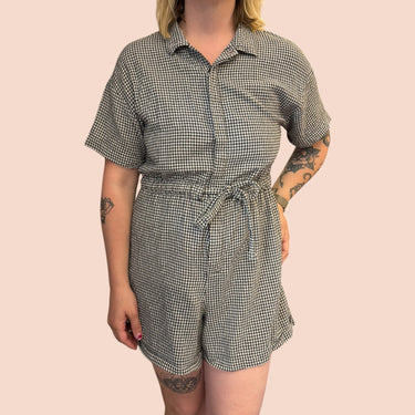Combi short vichy pour femmes M