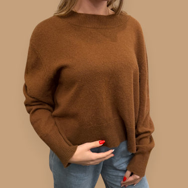 Pull marron 100% cachemire pour femmes 2US
