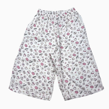 Pantacourt blanc 'Sumikko Gurashi' en rayonne 150CM (12Y)
