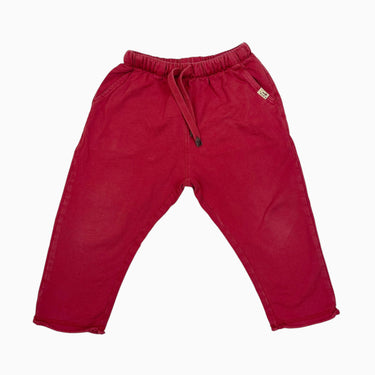 Pantalon de jogging rouge 2-3Y