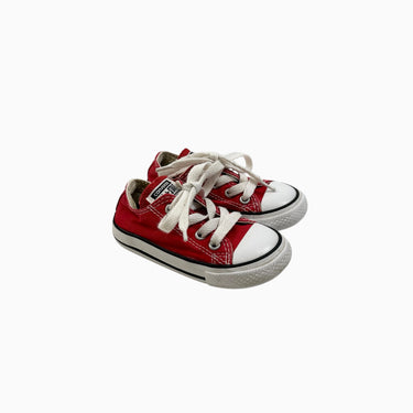Sneakers rouge lacet 6US
