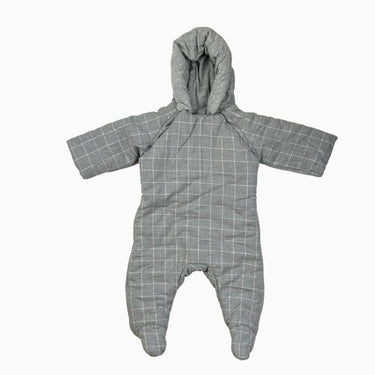 Combi à capuchon grise carreautée 3M