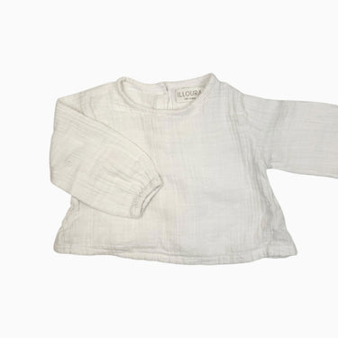 Blouse blanche en mousseline 1Y