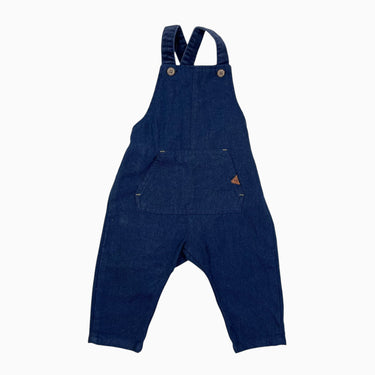 Salopette marine 'effet lainage' 6-9M