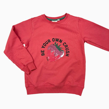 Pull fraise 7-8Y